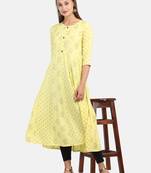 Yellow Printed Dress