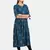 ROYAL BLUE PRINTED KURTA