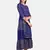 ROYAL BLUE PRINTED KURTA