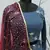 Blue Pigment Foil Printed georgette semi stitched Wedding lehenga