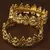 Matte Finished Pearl Embellished Temple Bangles BD438