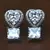 Rhodium Plated AAA CZ Embellished American Diamond Earrings 216ED530
