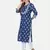 INDIGO HANDBLOCK PRINTED KURTA