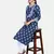 INDIGO HANDBLOCK PRINTED KURTA