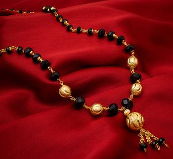 multicolor Traditinal Gold Plated Alloy Necklace 1