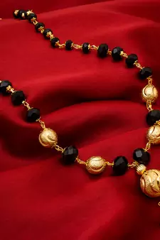 multicolor Traditinal Gold Plated Alloy Necklace