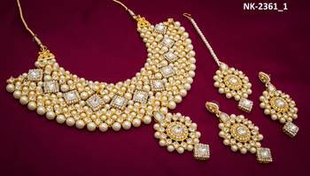 multicolor Traditinal Gold Plated Alloy Necklace 1
