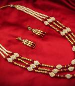 multicolor Traditinal Gold Plated Alloy Necklace