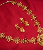 multicolor Traditinal Gold Plated Alloy Necklace