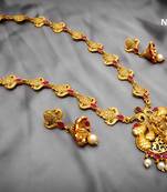 multicolor Traditinal Gold Plated Alloy Necklace