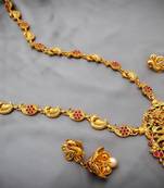 multicolor Traditinal Gold Plated Alloy Necklace