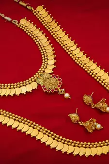 multicolor Traditinal Gold Plated Alloy Necklace