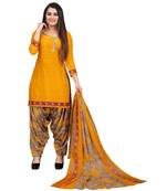 yellow printed leon patiyala patiyala top  & bottom with duptta