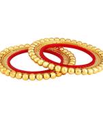 Gold gold plated Yellow Gold Shell bangle