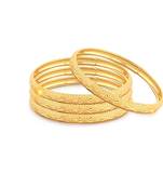 Gold gold plated Yellow Gold Brass bangle