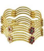 Gold gold plated Yellow Gold Brass bangle