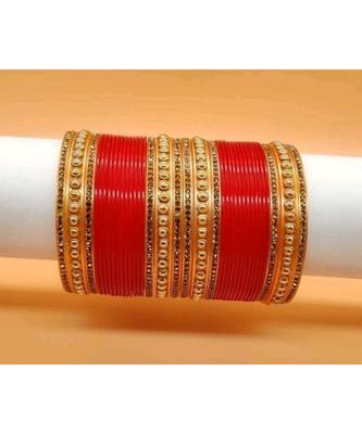 Red gold plated Yellow Gold Shell bangle 1