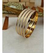 Gold gold plated Yellow Gold Brass bangle