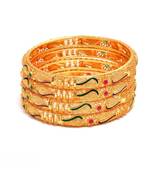 Gold gold plated Yellow Gold Brass bangle