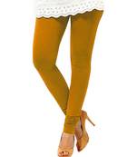 Mustard Cotton Leggings