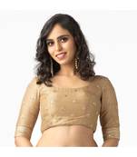 Gold Gota Work Dupion Silk Blouse