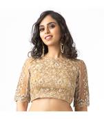 Gold Thread work net Blouse