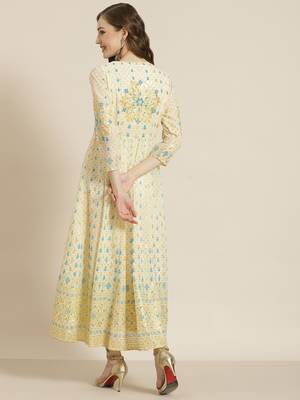 Juniper Ivory Georgette Jacket Style 2 Pc kurti 3