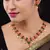 Natural Pearls N colourful Flower Necklace Set