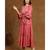 Juniper Rosepink Rayon Lurex Embroidered Tiered kurti