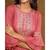 Juniper Rosepink Rayon Lurex Embroidered Tiered kurti