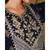 Juniper Navyblue Rayon Embroidered Straight Kurta