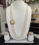 Natural Fresh Water Pearl Set From Hyderabad With Certificate of Authenticity