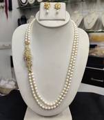 Natural Fresh Water Pearl Set From Hyderabad With Certificate of Authenticity