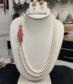 Natural Fresh Water Pearl Set From Hyderabad With Certificate of Authenticity
