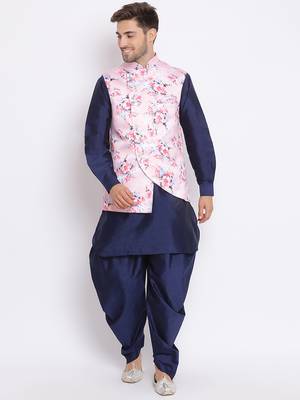 multicolor 3Pc Kurta Harem and waistcoat  1