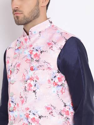 multicolor 3Pc Kurta Harem and waistcoat  5