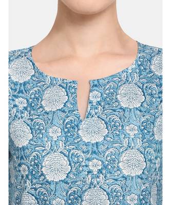 blue cotton night suit set 5