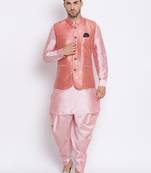 multicolor 3Pc Kurta Harem and waistcoat 