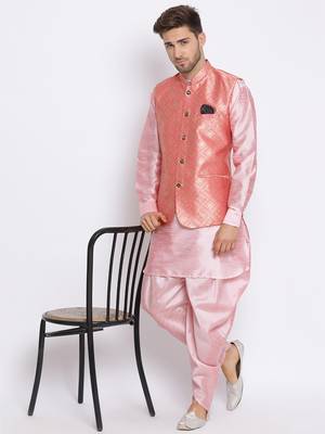 multicolor 3Pc Kurta Harem and waistcoat  5