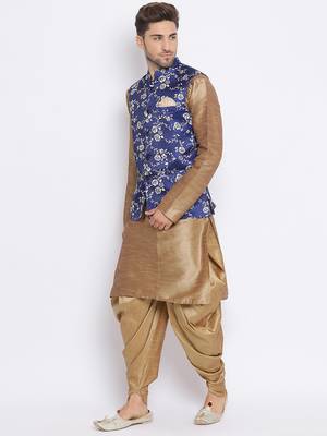 multicolor 3Pc Kurta Harem and waistcoat  2