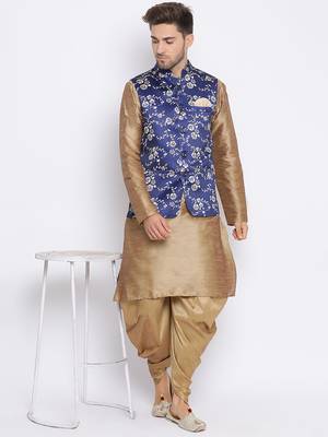 multicolor 3Pc Kurta Harem and waistcoat  5