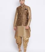 multicolor 3Pc Kurta Harem and waistcoat 