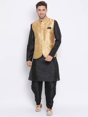 multicolor 3Pc Kurta Harem and waistcoat  1