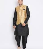multicolor 3Pc Kurta Harem and waistcoat 