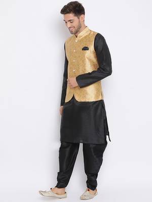 multicolor 3Pc Kurta Harem and waistcoat  2