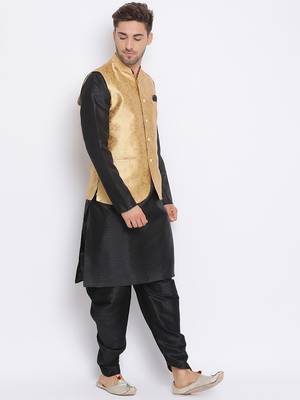 multicolor 3Pc Kurta Harem and waistcoat  3