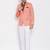 Orange 3 Pc Blazer Shirt and Trouser Set