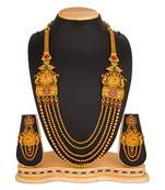 multicolor Traditinal Gold Plated Alloy Necklace