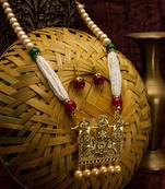 multicolor Traditinal Gold Plated Alloy Necklace