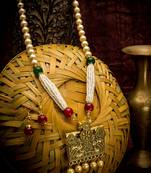 multicolor Traditinal Gold Plated Alloy Necklace